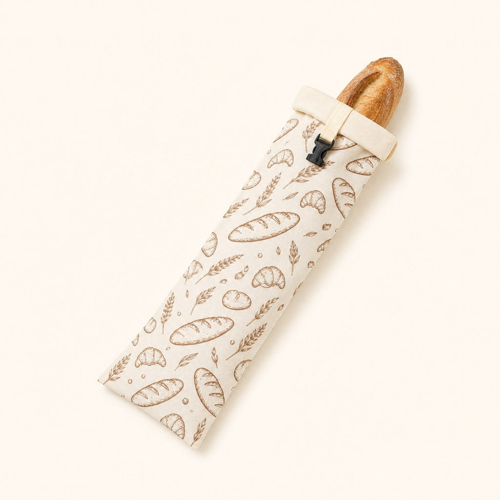 Beeswax baguette bag