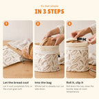 How to use the bread bag in 3 steps